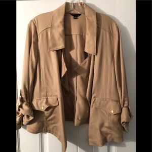 Ann Taylor Short Trench Style Jacket